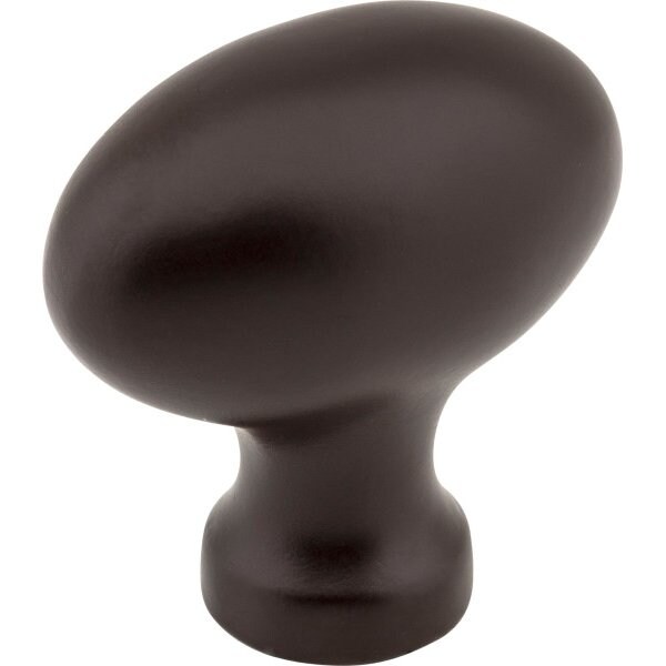 Jeffrey Alexander 1-9/16" Overall Length Dark Bronze Football Lyon Cabinet Knob 3991ORB - main